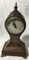 English Mantle Clock w/ Brass Feet