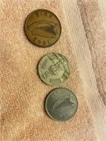 Irish and Indian coins