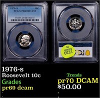 Proof PCGS 1976-s Roosevelt Dime 10c Graded pr69 d