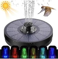 SOLAR FLOATING BIRD WATER FOUNTAIN WITH LED