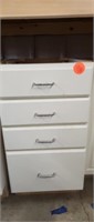 LOWER 4-DRAWER KITCHEN CABINET
18 W X 35 H X 24