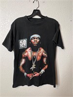 Y2K 50 Cent Double Sided Shirt Big Print