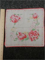 Vintage handkerchief, 11" square