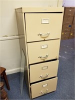 Metal filing cabinet