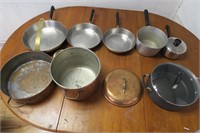 Vintage Revere Ware, Calphalon, Copper Pot & Pan