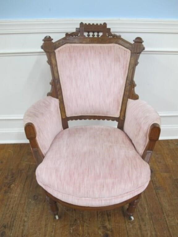VICTORIAN SIDE CHAIR MATCHES #26  CLEAN AND SOLID
