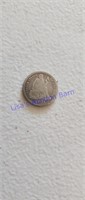 Us Silver Coin 1891 Dime