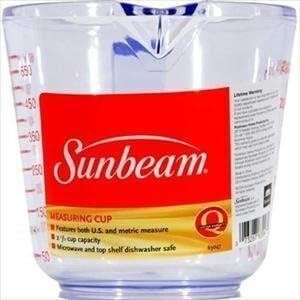 New - Lot of 6 Sunbeam 2.5 Cup Measuring Cups