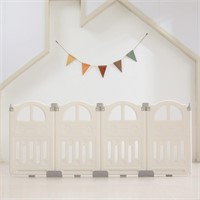 Car Playpen Guard Set  Expandable. White