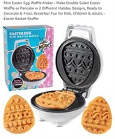 MSRP $20 Easter Egg Waffle Iron