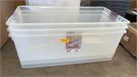 3 ct. Sterilite 110 qt. Totes ( No Lids )