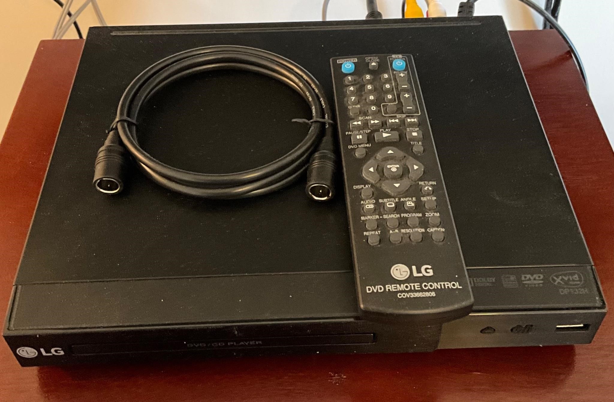 LG DVD Player w/ Remote