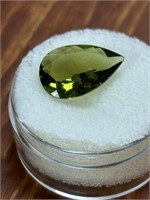 Olive Green Tourmaline Gemstone 4ct