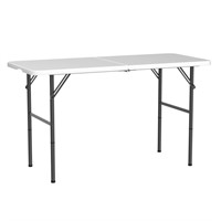 4 FT Folding Table, Plastic Portable Tables for Di