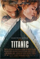 Titanic 1997 original double-sided one sheet movie