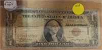 1935-A BROWN SEAL $1 SILVER CERTIFICATE