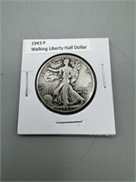 1943-P Walking Liberty Silver Half Dollar