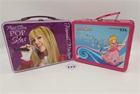 Hannah Montana  & Princess Peach Lunch Boxes