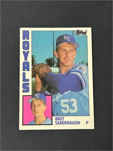 1984 Topps Traded Bret Saberhagen Rookie Card
