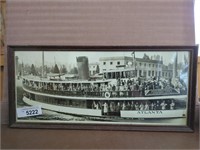 1930 Boat ride on the Atlanta -Vintage photo of