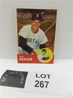1963 TOPPS RUSS NIXON MLB BASEBALL CARD