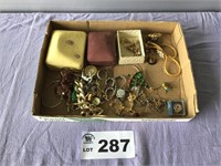MISC JEWELRY AND JEWELRY CASES