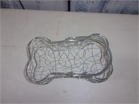 Wire Basket Shaped Like Dog Bone - NEW