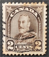 Canada 1931 George V, 2 Cents Postage Stamp #166