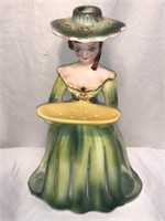 Kreiss Porcelain Jeweled Toothpick / Napkin Lady