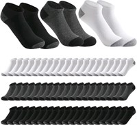 60 Pairs Mens Low Cut Ankle Socks  Athletic Casual