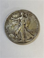 1941 D Walking Liberty Silver Half Dollar
