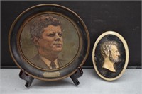John F Kennedy 8.25" Metal Collector Plate