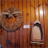Decorative Wreath and Boat Decor