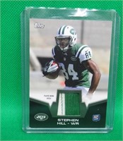 Stephen Hill 2012 Topps Rookie Card Chunky Relic