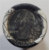 $10 Roll of MT D Mint State Quarters