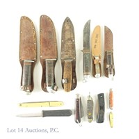 Vintage Hunting and Folding Blade Knives (13)
