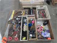 Pallet of hand tools