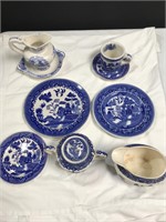 Selection of Blue Willow Pieces