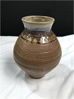 Handmade Pottery Drip Glaze Large Beehive Vase