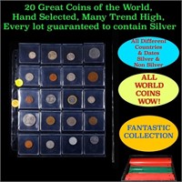 20 Great Coins of the World, hand selected, many t