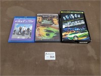 Fast and Furious movies dvd and blue-ray