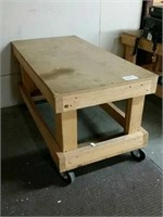 4ft x 2 ft rolling utility cart
