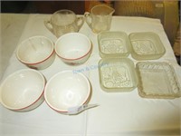 Vintage Ceramic and Glass Dish Lot