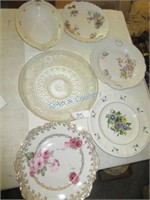 Vintage Painted/ Handpainted Plates/ Dishes