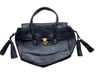Isabella Fiore Leather Hobo Shoulder Bag