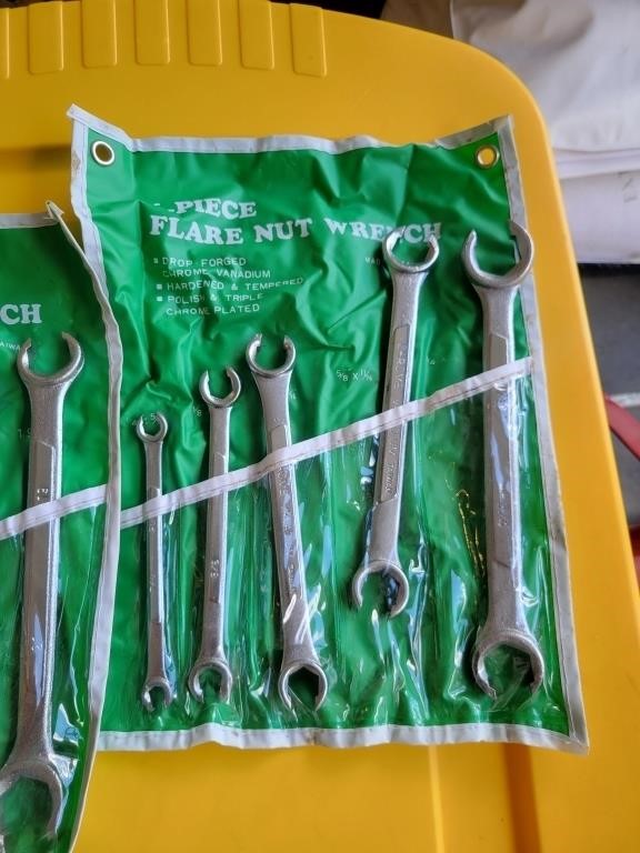 Lot of 2 Partial Wrench Sets