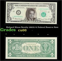 Richard Nixon Novelty 1963A $1 Federal Reserve Not