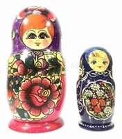 (2) Russian Matryoshka Nesting Dolls