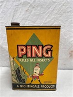 Ping insect spray 1 gallon tin