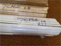 7' White Case Moulding (#352)